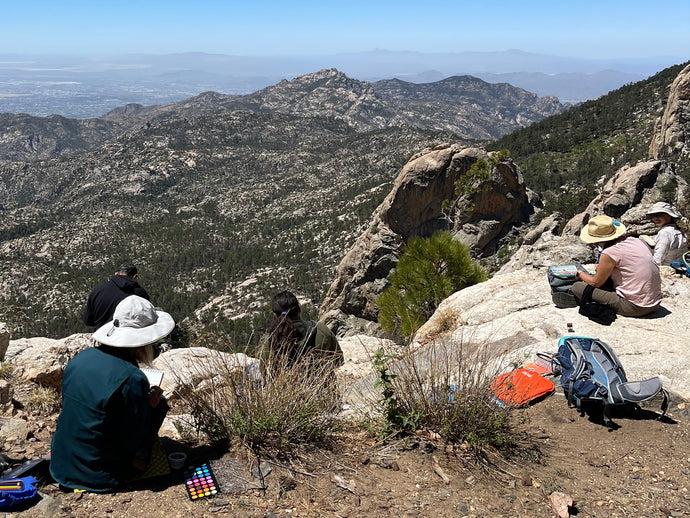 May Art Hike Recap - Mt Lemmon Lookout, AZ