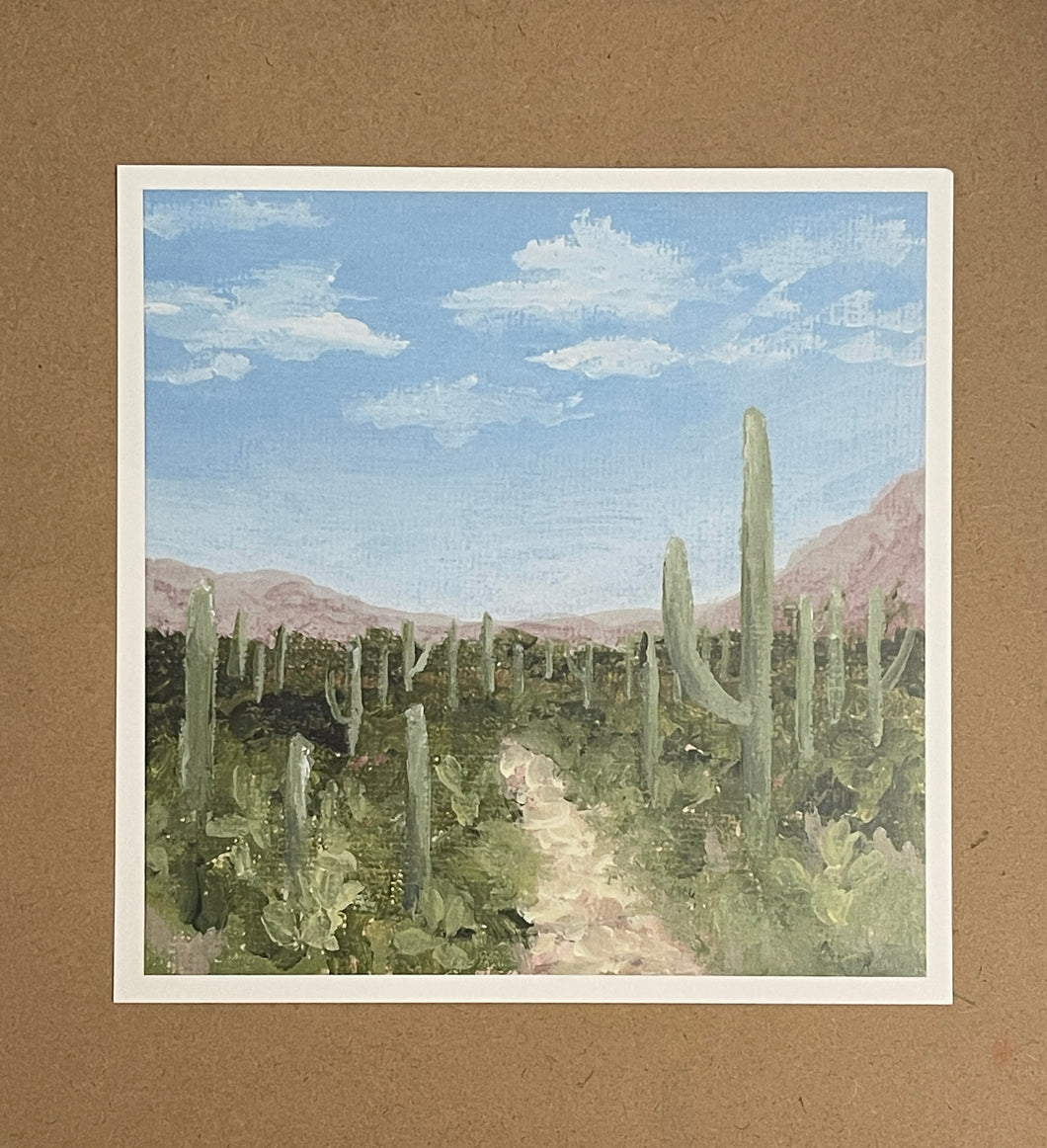 Surrounded By Saguaros