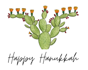 Prickly Pear Menorah