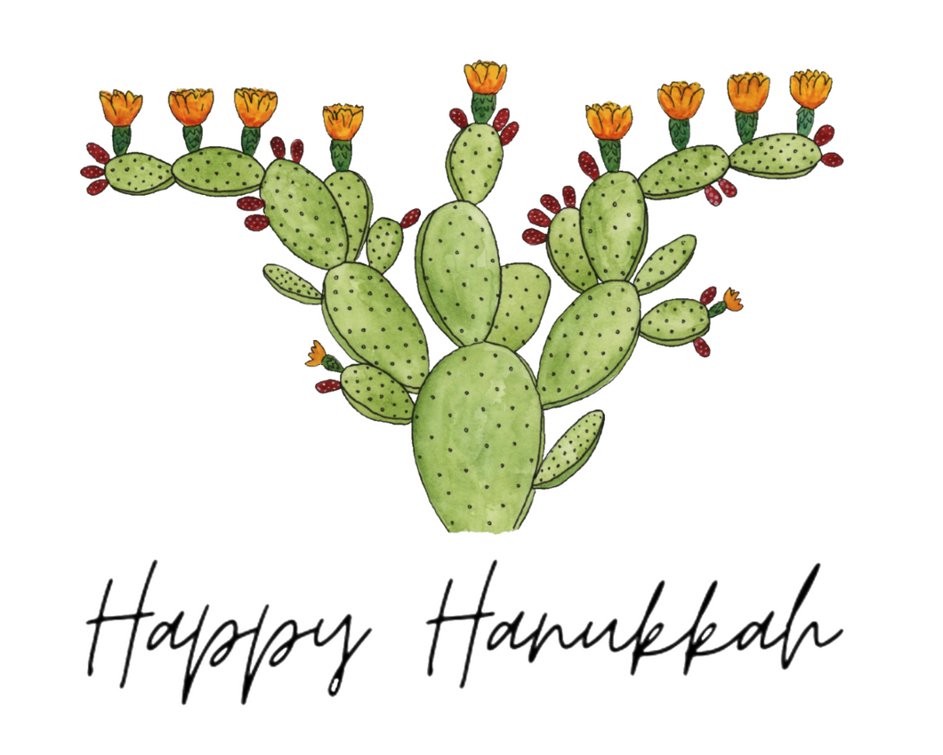 Prickly Pear Menorah