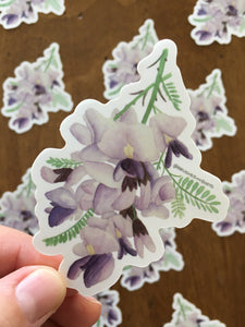 Ironwood Tree Bloom Vinyl Sticker