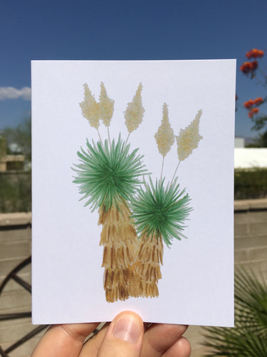 Soaptree Yucca Greeting Card