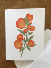 Load image into Gallery viewer, Desert Globe Mallow Greeting Card
