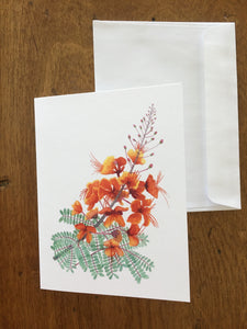 Red Bird of Paradise Greeting Card