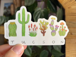 Tucson Flora Vinyl Sticker